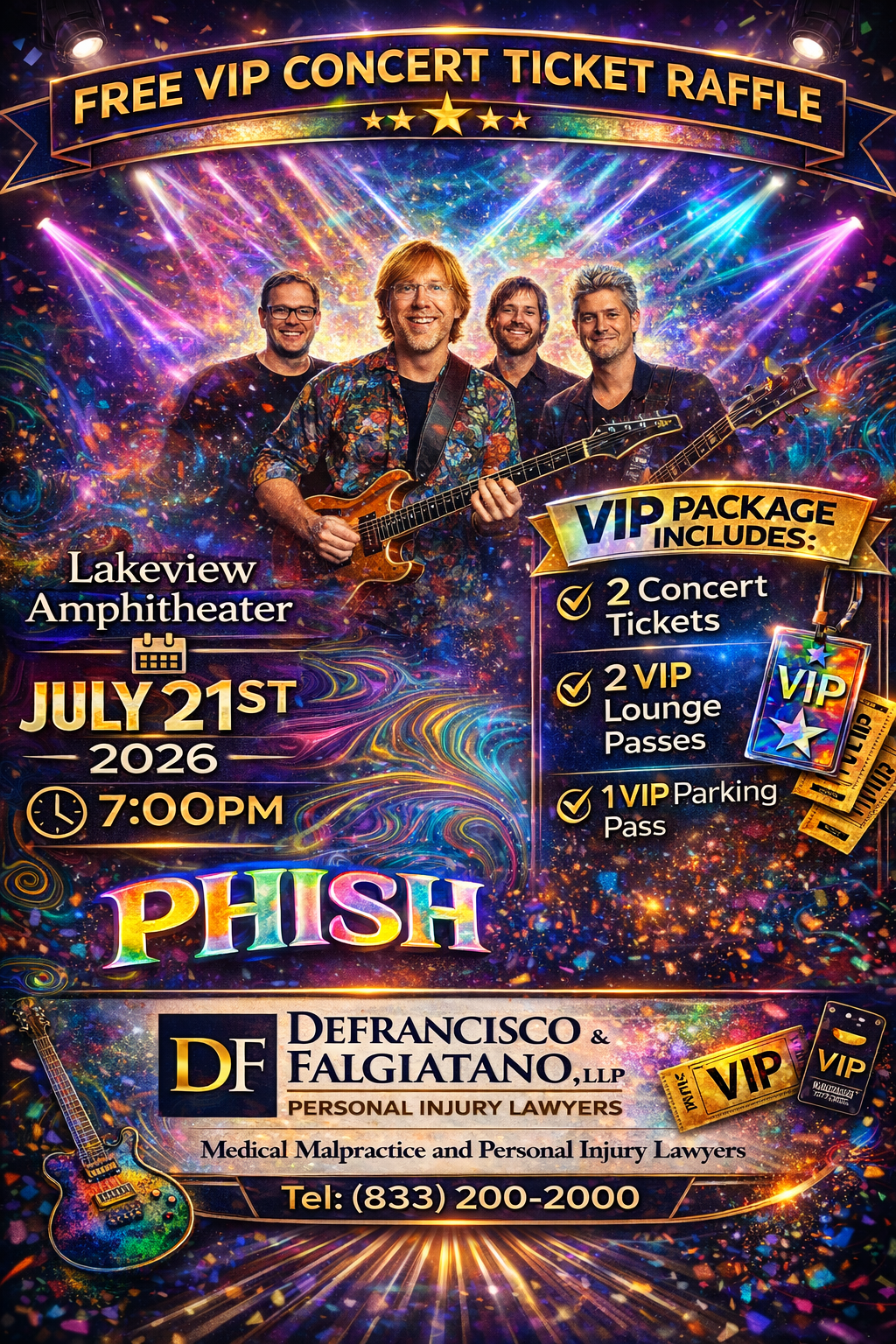 DeFrancisco & Falgiatano Concert Ticket Raffle
