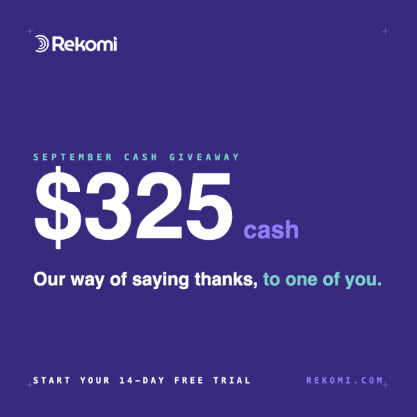 $325 September Cash Giveaway! - Free Giveaway