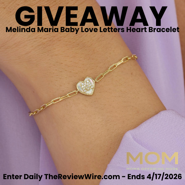 Melinda Maria Baby Love Letters Heart Bracelet - Free Giveaway