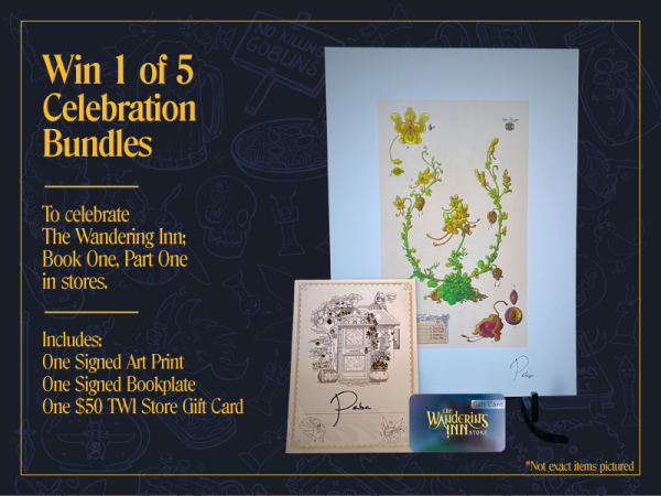 The Wandering Inn is in Print Celebration Giveaway - Free Giveaway