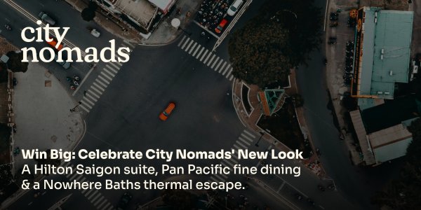 Celebrate City Nomads' New Brand and Website and Win Big! - Free Giveaway