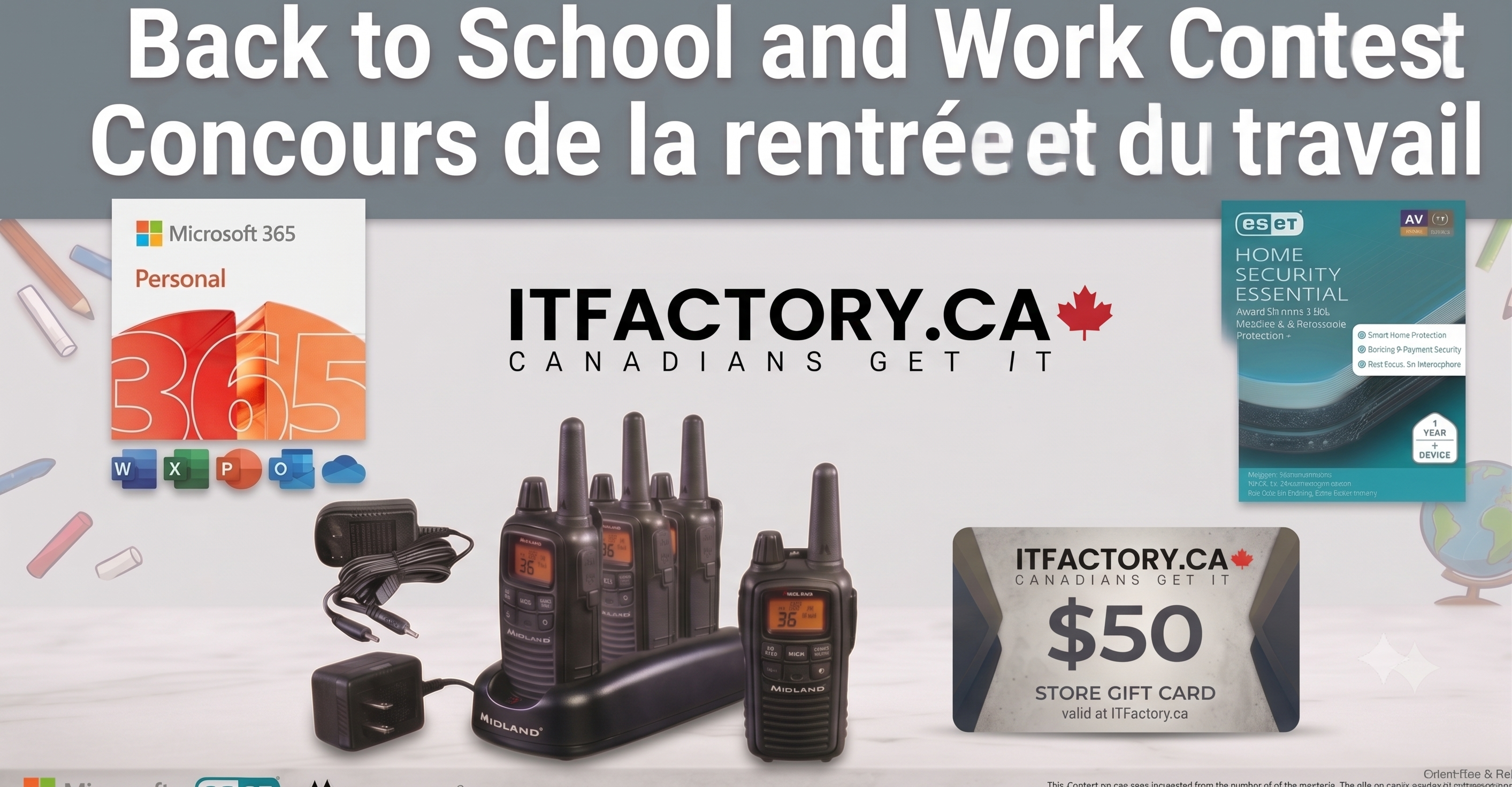 Back to School and Work Contest