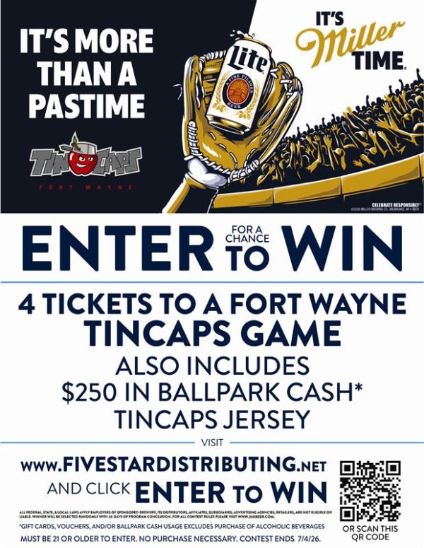 Miller Lite TinCaps Giveaway - FSD - Free Giveaway