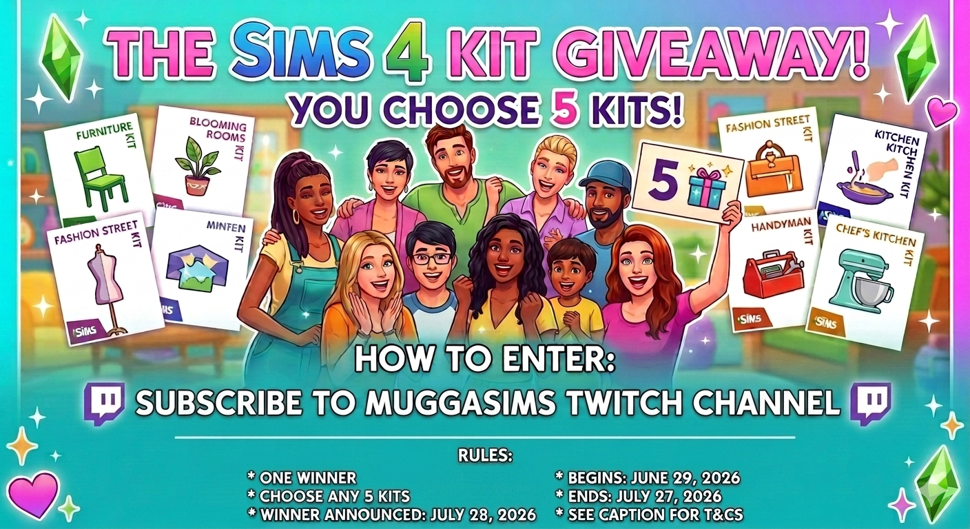 The Sims 4 Five-Kit Bundle Giveaway