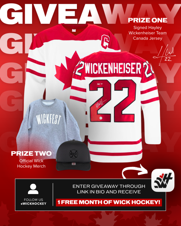 Giveway - SIGNED Hayley Wickenheiser Team Canada Jersey - Free Giveaway