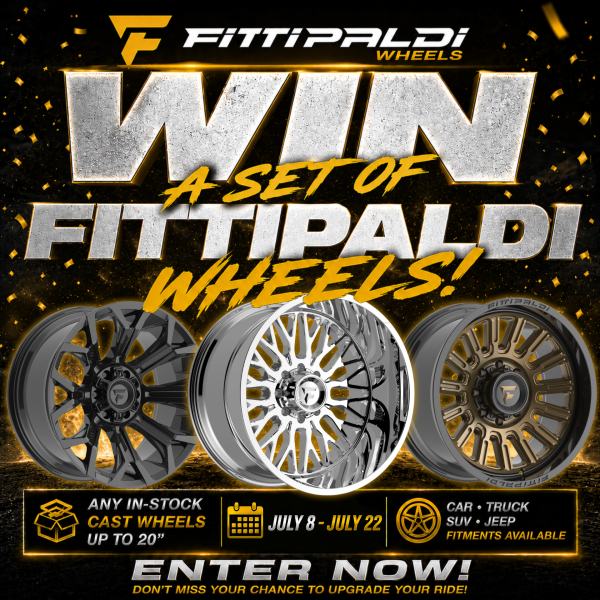 Extreme Customs x Fittipaldi Wheels Giveaway - Free Giveaway