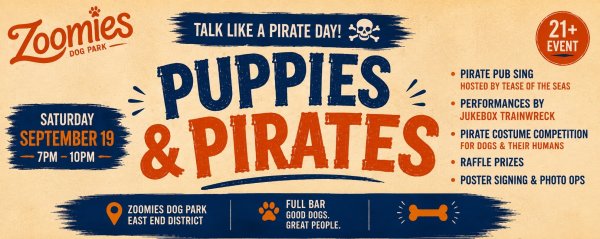 Pups & Pirates Online Raffle - Free Giveaway