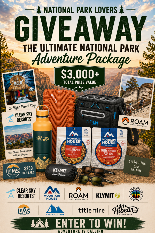 National Park Lovers Giveaway - Free Giveaway
