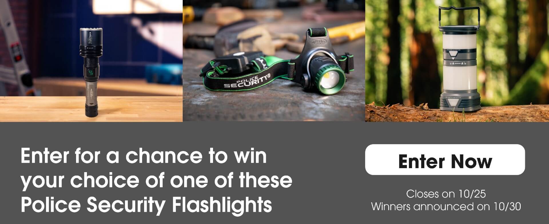 Pick Your Prize Fall Flashlight Giveaway - Over $140 in prizes