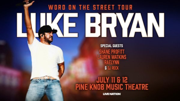 Luke Bryan Pine Knob Tickets Giveaway - Free Giveaway