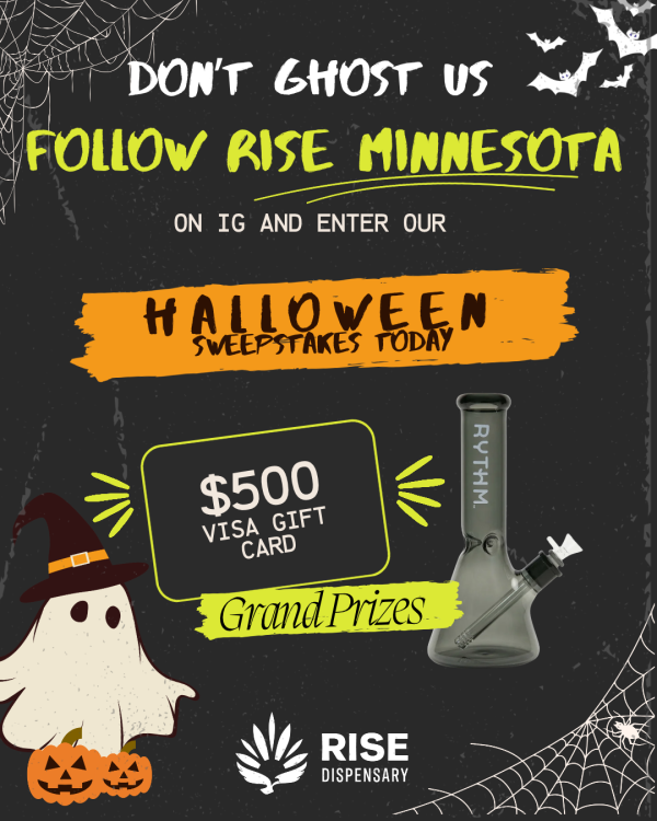 RISE Dispensaries MN Halloween Sweepstakes - Free Giveaway