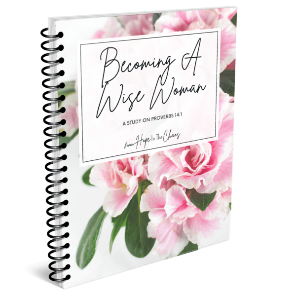 Becoming A Wise Woman Devotional & Bible Study of Proverbs 14 - Free Giveaway