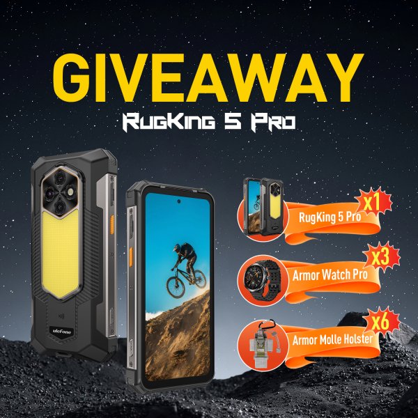 Ulefone RugKing Pad 5 Pro Giveaway - Free Giveaway