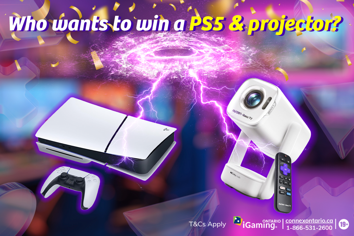 PS5 and projector giveaway