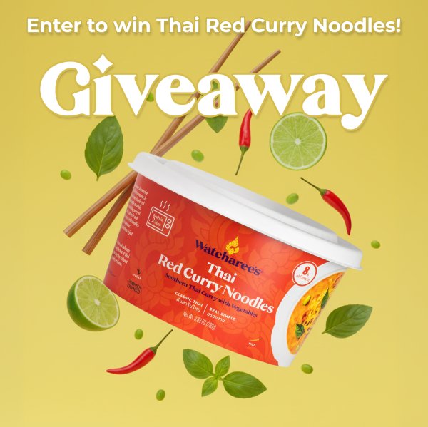 Win Watcharee's Thai Red Curry Noodles! - Free Giveaway