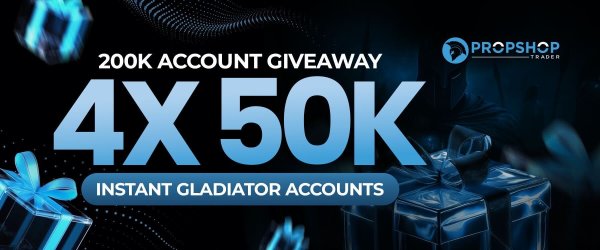 PropShopTrader x PropFirmGiveaway Gladiator Account Giveaway - Free Giveaway