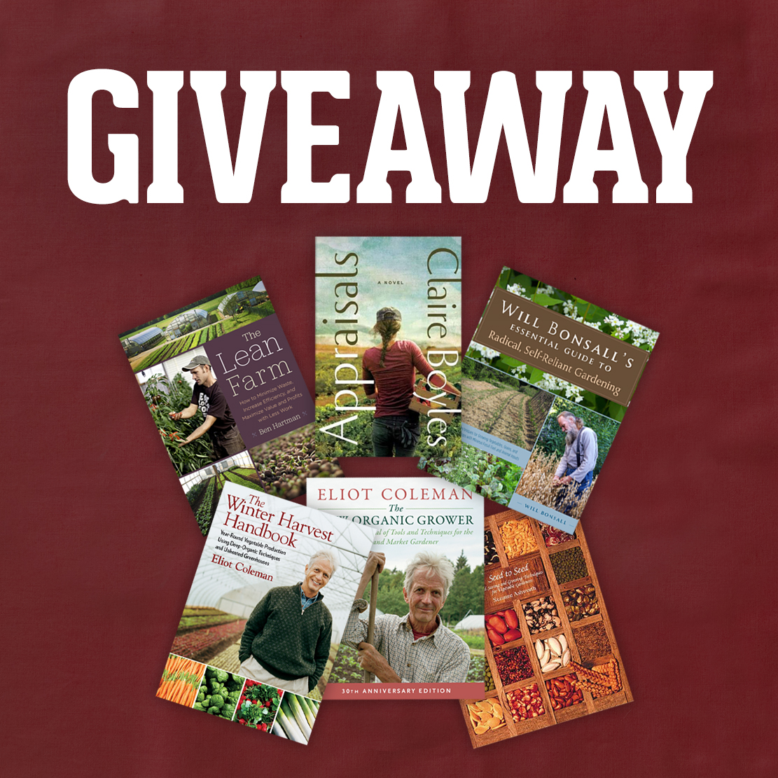 Our Grower Bookworm GIVEAWAY!