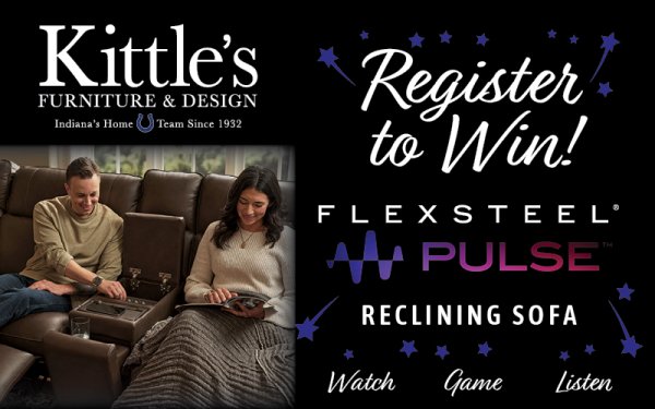 Kittle's Furniture - Flexsteel Pulse Sofa Giveaway - Free Giveaway