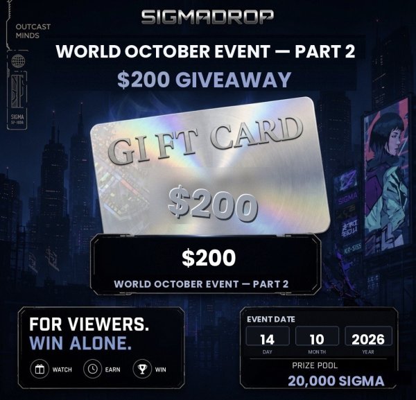 World October Event — Part 2 - Free Giveaway