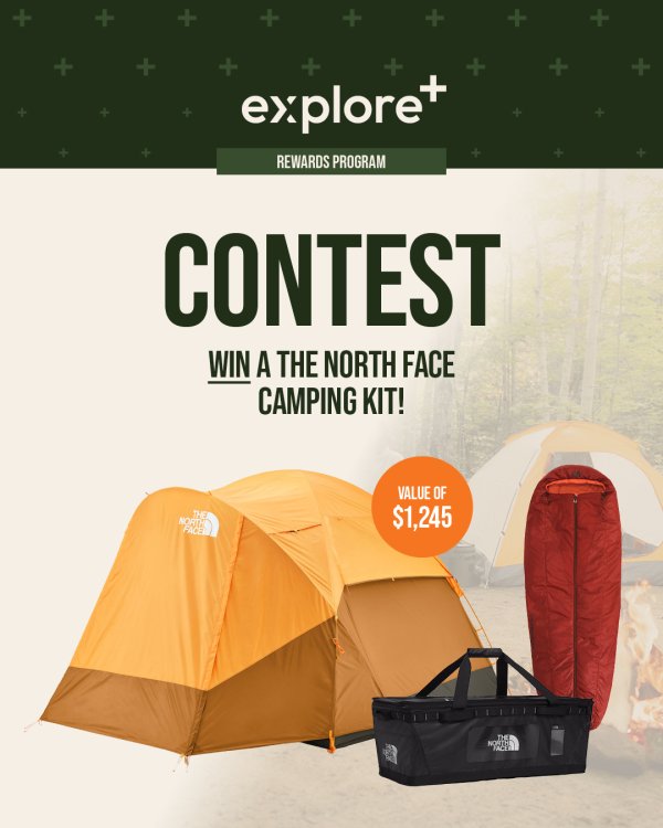 Win a The North Face camping kit! - Free Giveaway