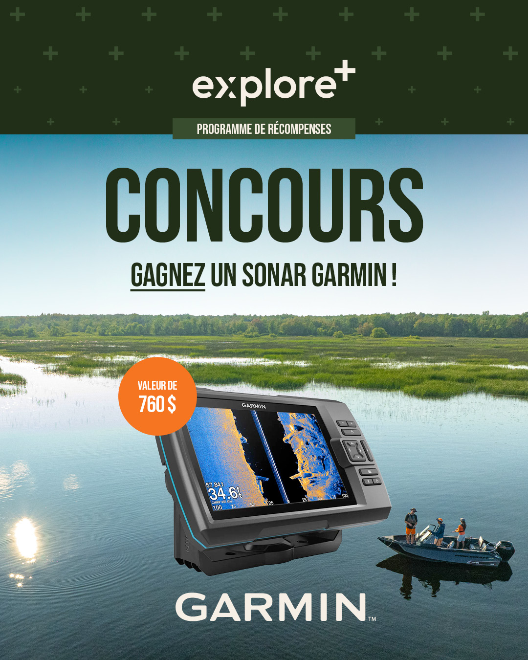 Gagnez un sonar Garmin!