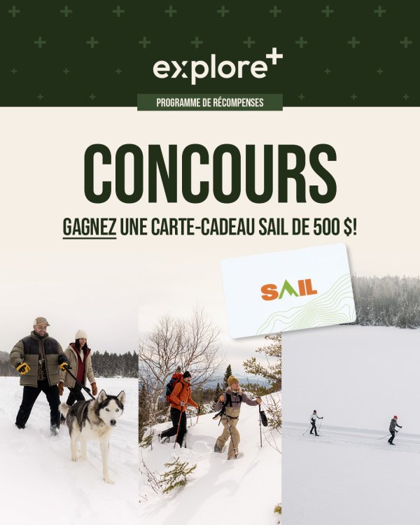 Gagnez une carte-cadeau SAIL de 500 $! - Free Giveaway