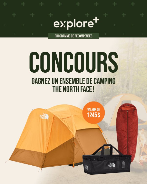 Gagnez un ensemble de camping The North Face! - Free Giveaway