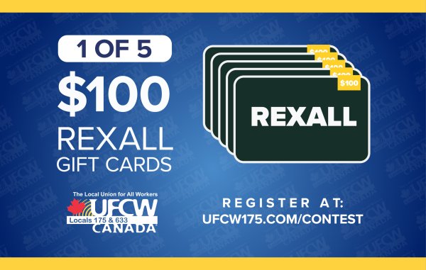 Win 1 of 5 $100 Rexall Gift Card - Free Giveaway