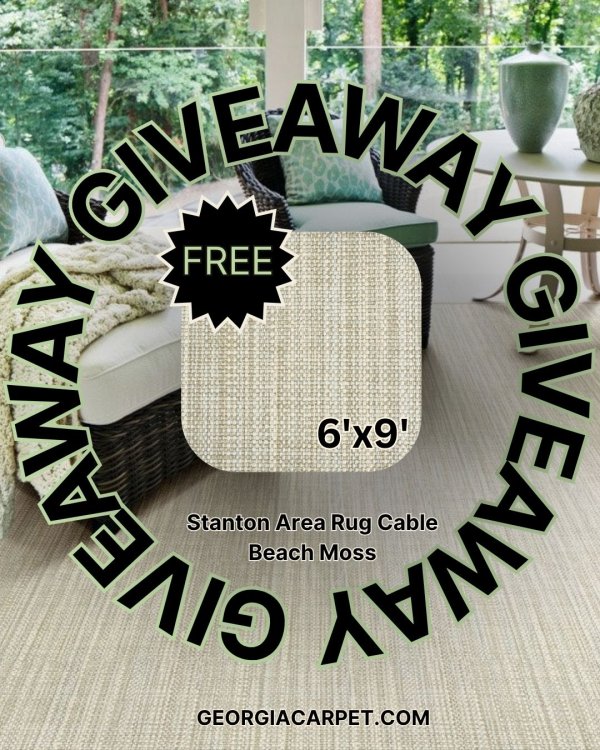 WIN Stanton Area Rug Cable Beach 6'x9' - Free Giveaway