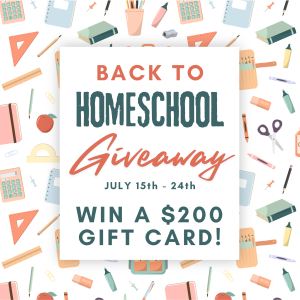 2026 Back to Homeschool Giveaway - Free Giveaway