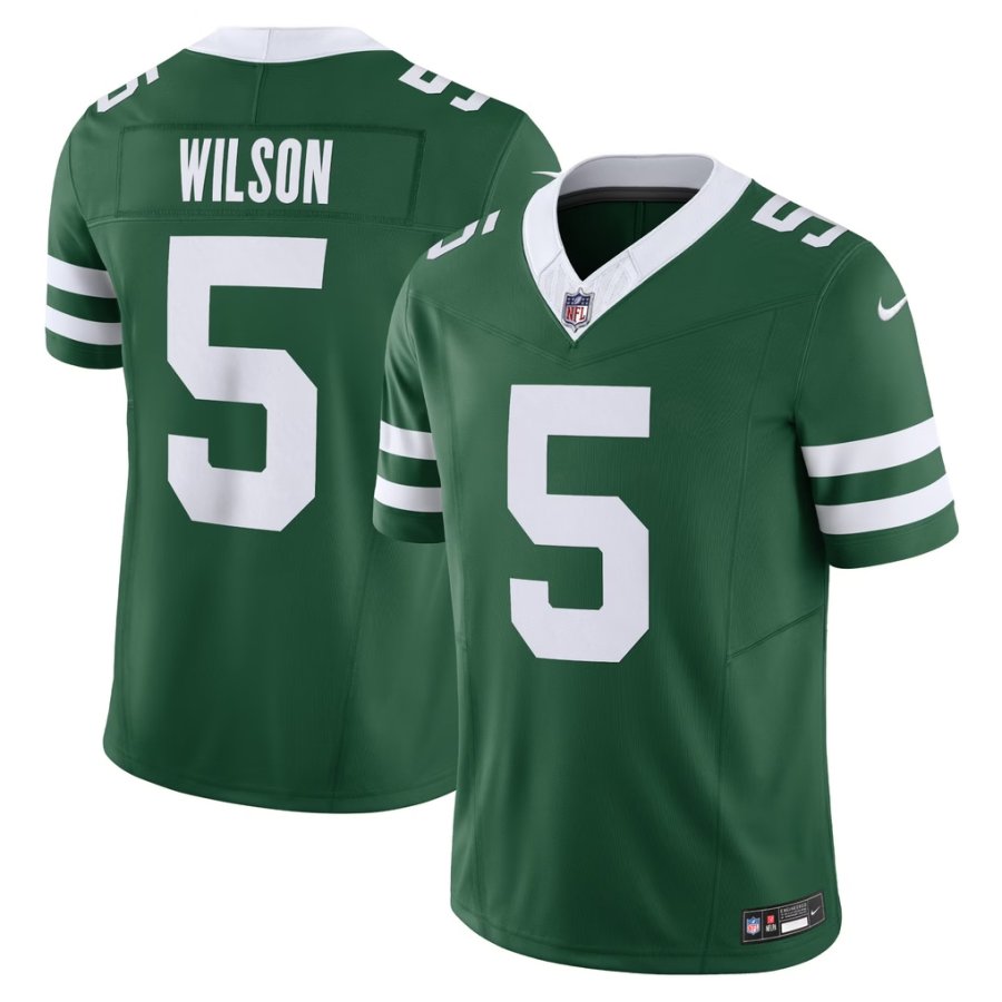 Garrett Wilson Nike Vapor F.U.S.E. Limited jersey, Legacy Green