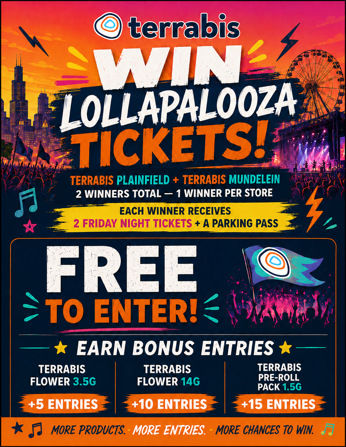 Lollapalooza Ticket Giveaway!