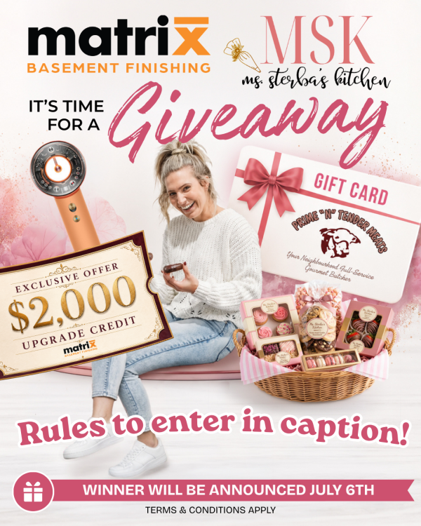 Matrix Basements x Ms. Sterbas Kitchen Giveaway - Free Giveaway