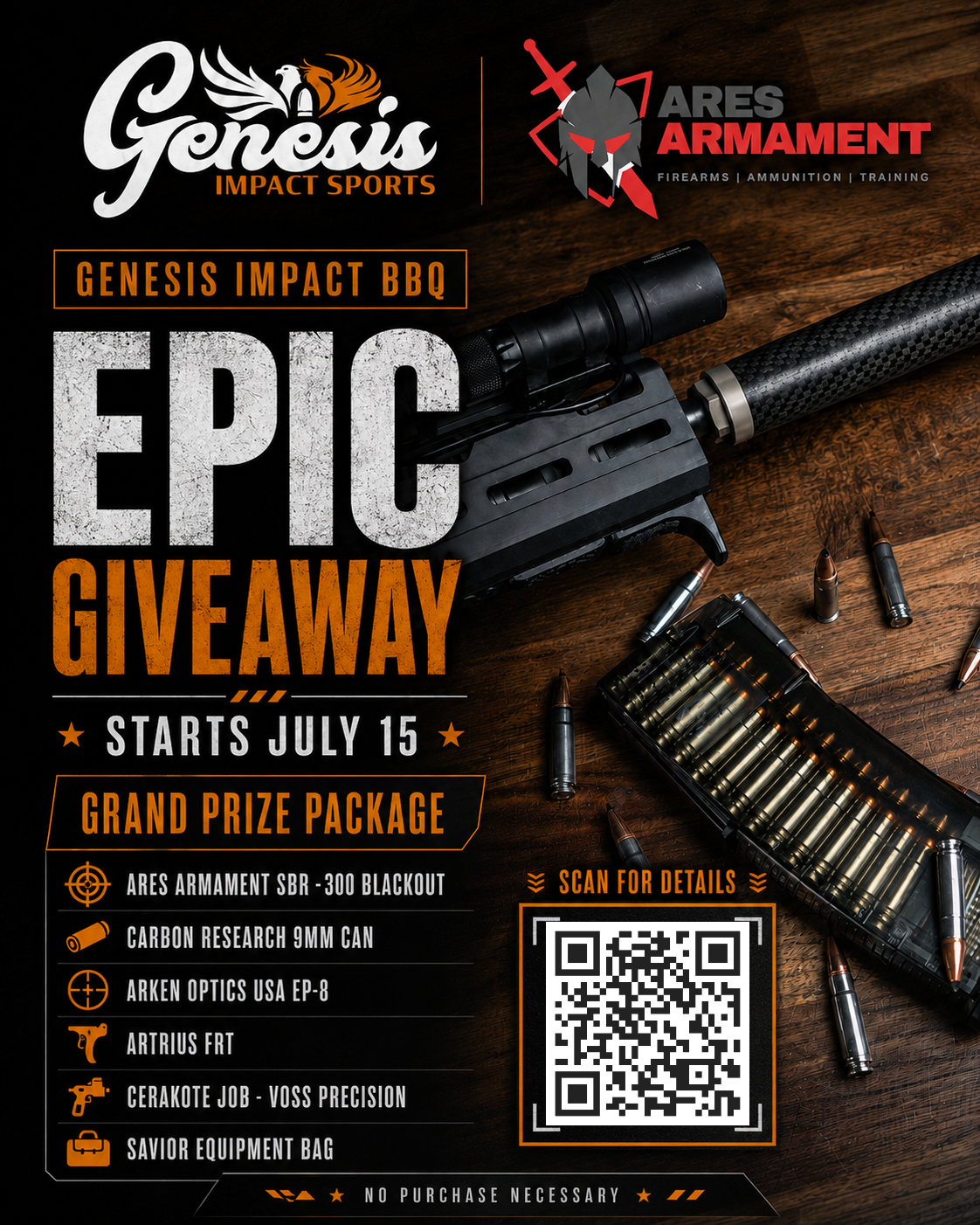 Genesis Impact Sports - EPIC GIVEAWAY