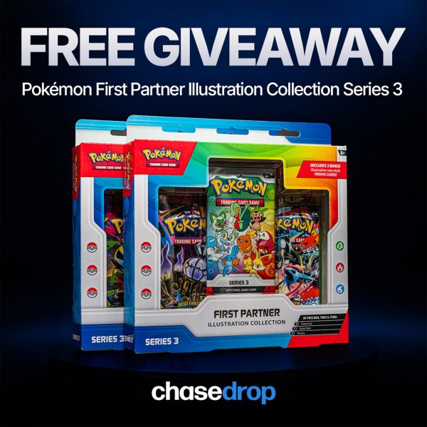 WIN 1 OF 2 Pokémon TCG First Partner Illustration Collections! - Free Giveaway