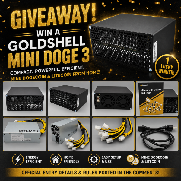 SoloMiners USA Goldshell Giveaway! - Free Giveaway