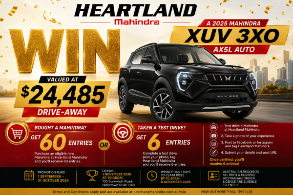 Win a Mahindra XUV 3XO AX5L - Free Giveaway