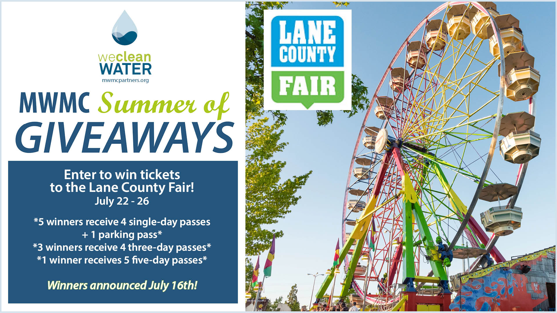 Summer of Giveaways 2026: Lane County Fair