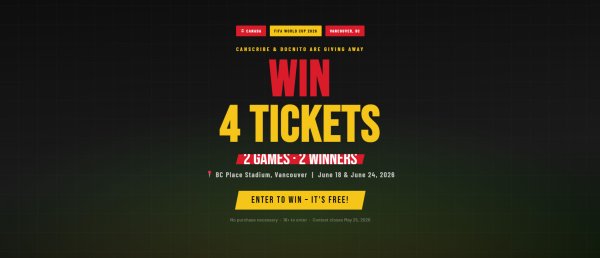 FIFA World Cup Ticket Give Away - Free Giveaway