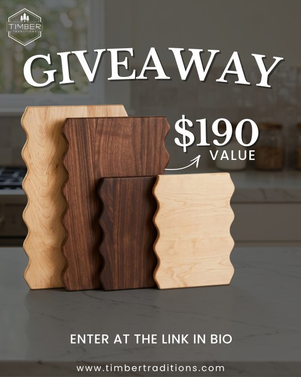 Win a Signature Wave Deluxe Duo — Maple & Walnut Bundle ($190 Value) - Free Giveaway