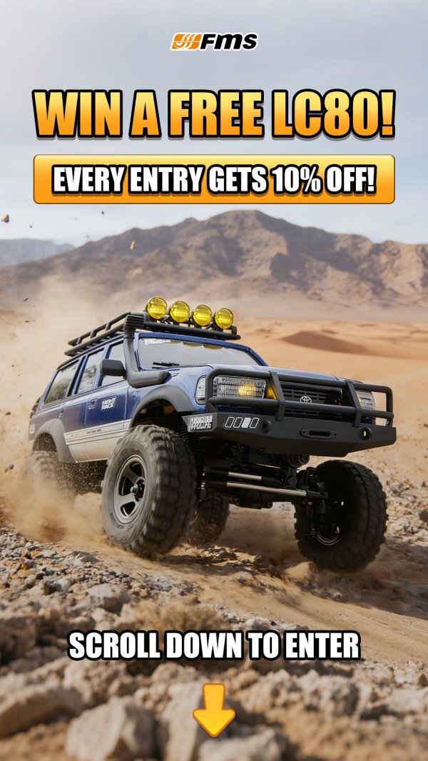 Texas Crawlfest FMS Exclusive: Win an FCX18 LC80 & Get 10% OFF! - Free Giveaway