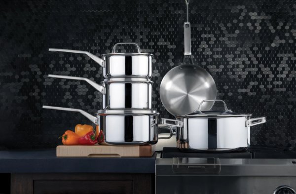 10pc Meyer ProClad 5-Ply Aluminum Core Stainless Steel Cookware Set, Made in Canada - Free Giveaway