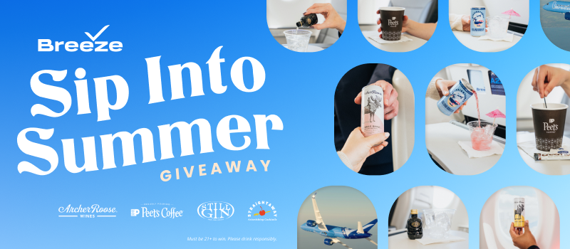 Breeze Airways Sip Into Summer Giveaway
