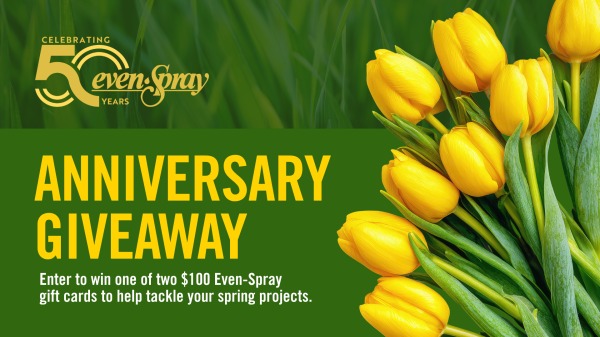 50 Years of Growing Together – Even-Spray Anniversary Giveaway - Free Giveaway