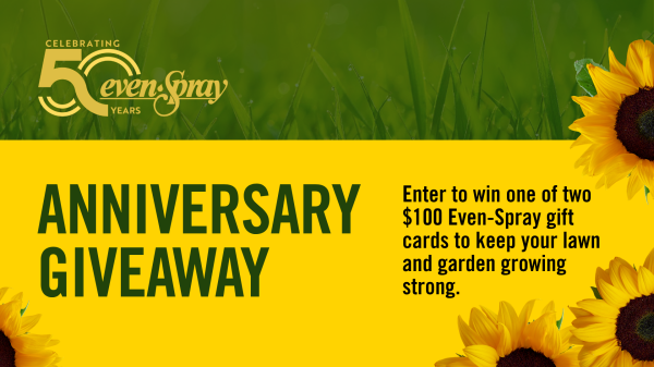 50 Years of Helping Manitoba Grow – Even-Spray Anniversary Giveaway - Free Giveaway