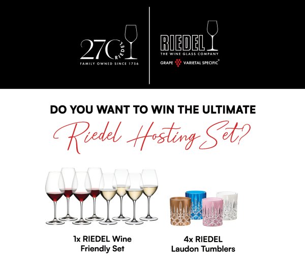 RIEDEL X Good Food & Wine Show Giveaway - Free Giveaway