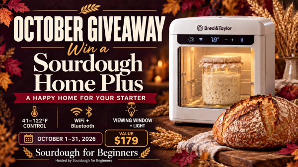 October 2026 Giveaway: Give Your Starter the VIP Treatment - Free Giveaway