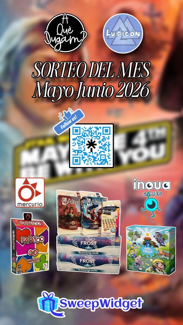A QUÈ JUGAM? SORTEO MES MAYO/JUNIO 2026 - Free Giveaway