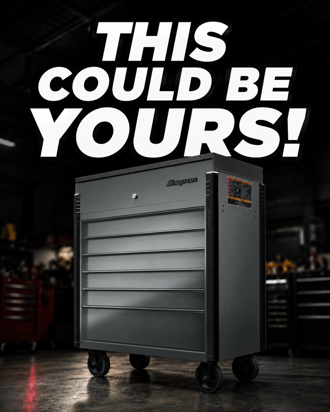 Snap-On 40" Shop Cart Giveaway!