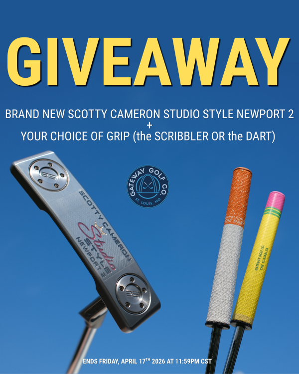 Scotty Cameron Newport 2 Putter + Gateway Golf Co. Grip (the Dart or the Scribbler) - Free Giveaway